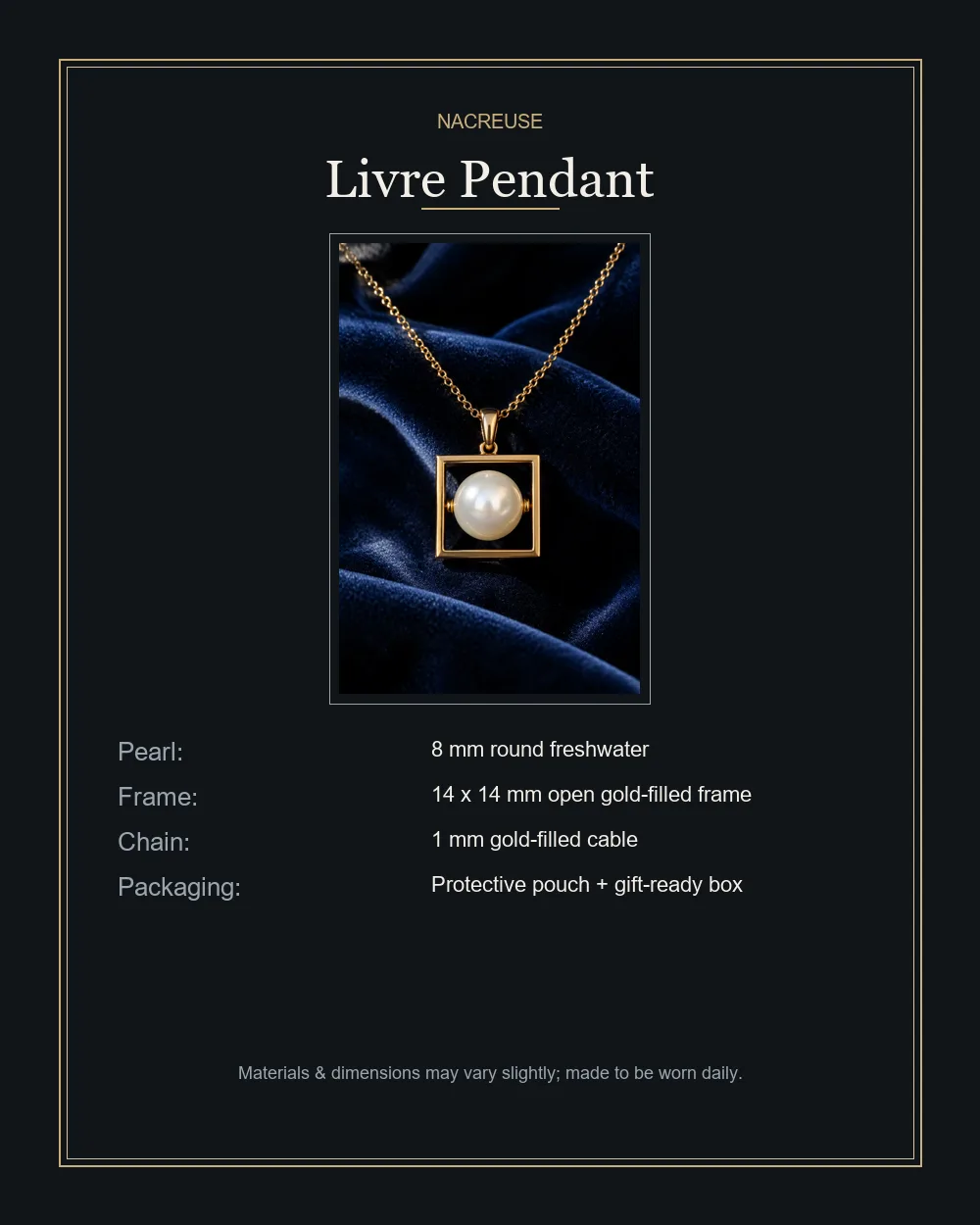 Livre Pendant