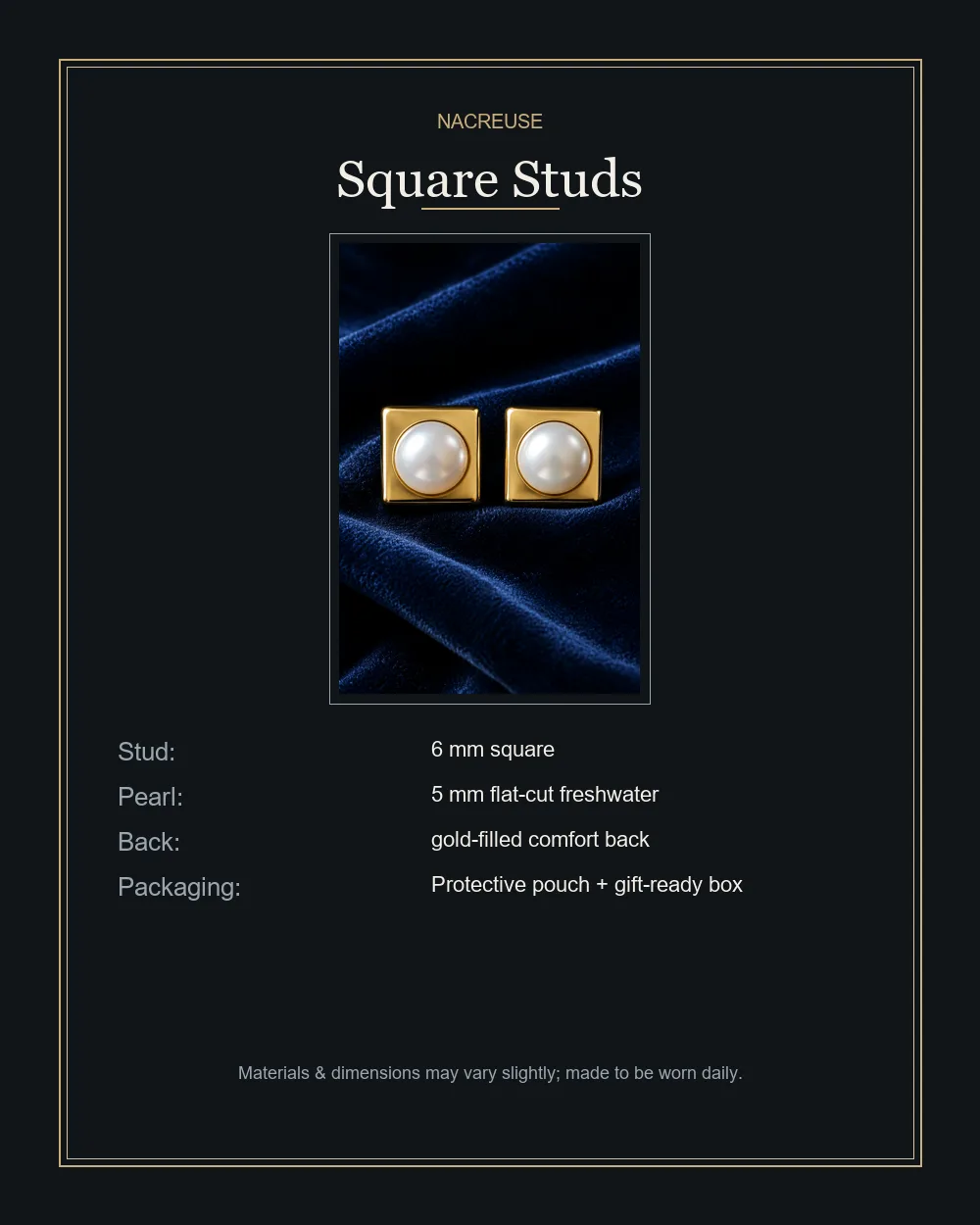 Square Studs